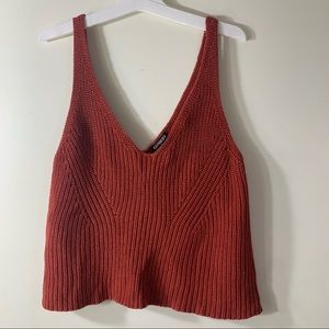 Express Orange Tank Top SIZE S